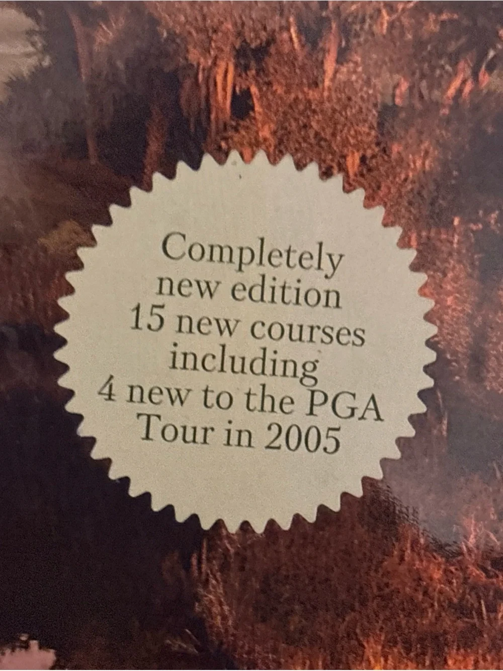 Golf Courses of the PGA Tour Wall Art - Sunset Brown and Green